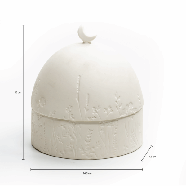 قبة بورسلان مزينة بالورود من مجموعة النزهة - Image 2