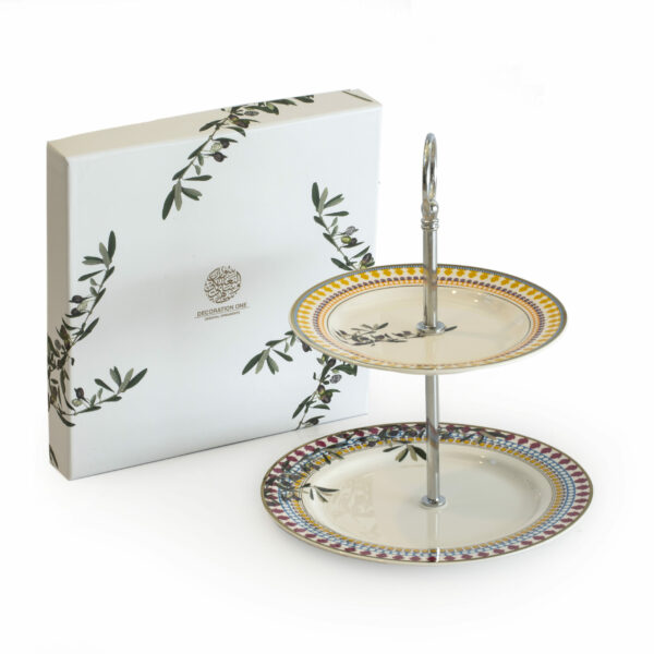 Small Zaytoun Two Tier Serving Plate - Image 4