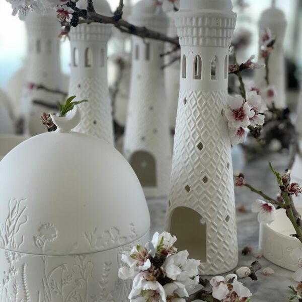 قبة بورسلان مزينة بالورود من مجموعة النزهة - Image 10