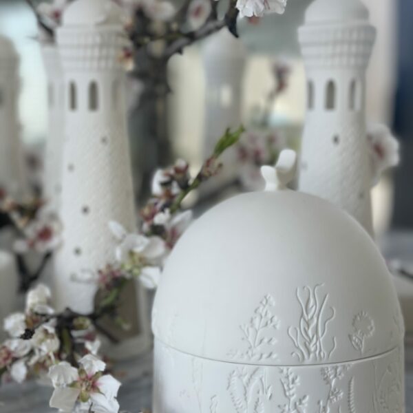 قبة بورسلان مزينة بالورود من مجموعة النزهة - Image 6