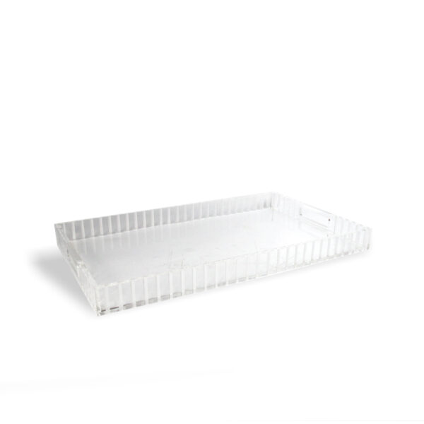 Elegant Clear Decorative Tray – Baha' Tray in Acrylic
