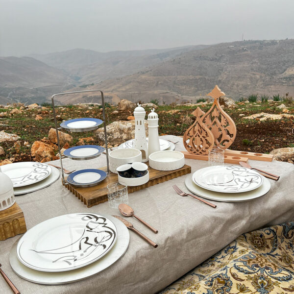 Ramadan Dinner Plate Platinum - Image 3