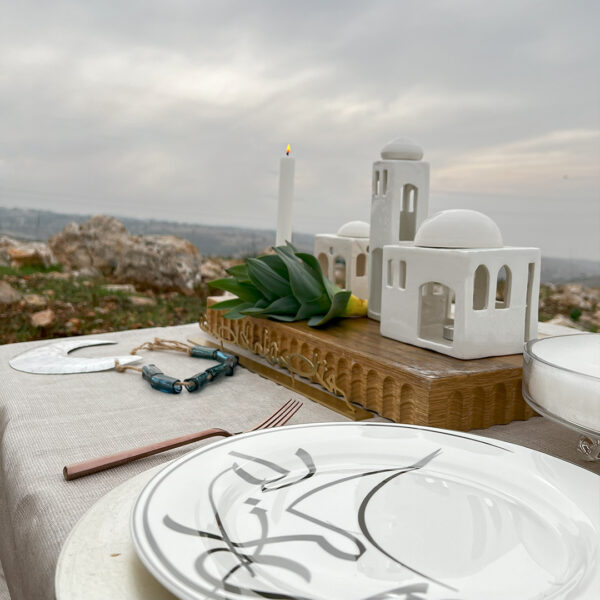 Ramadan Dinner Plate Platinum - Image 4