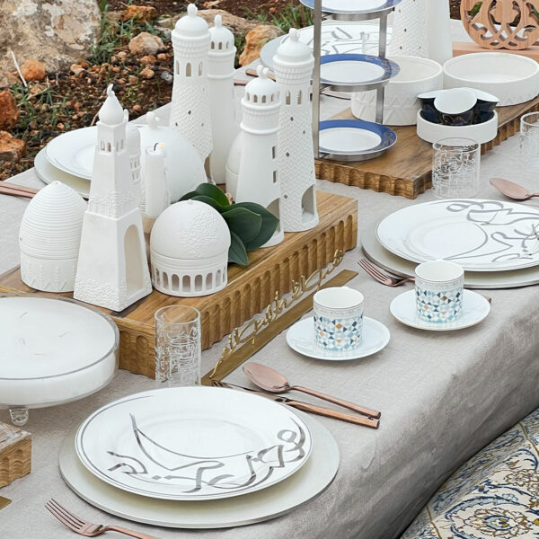 Ramadan Dinner Plate Platinum - Image 5