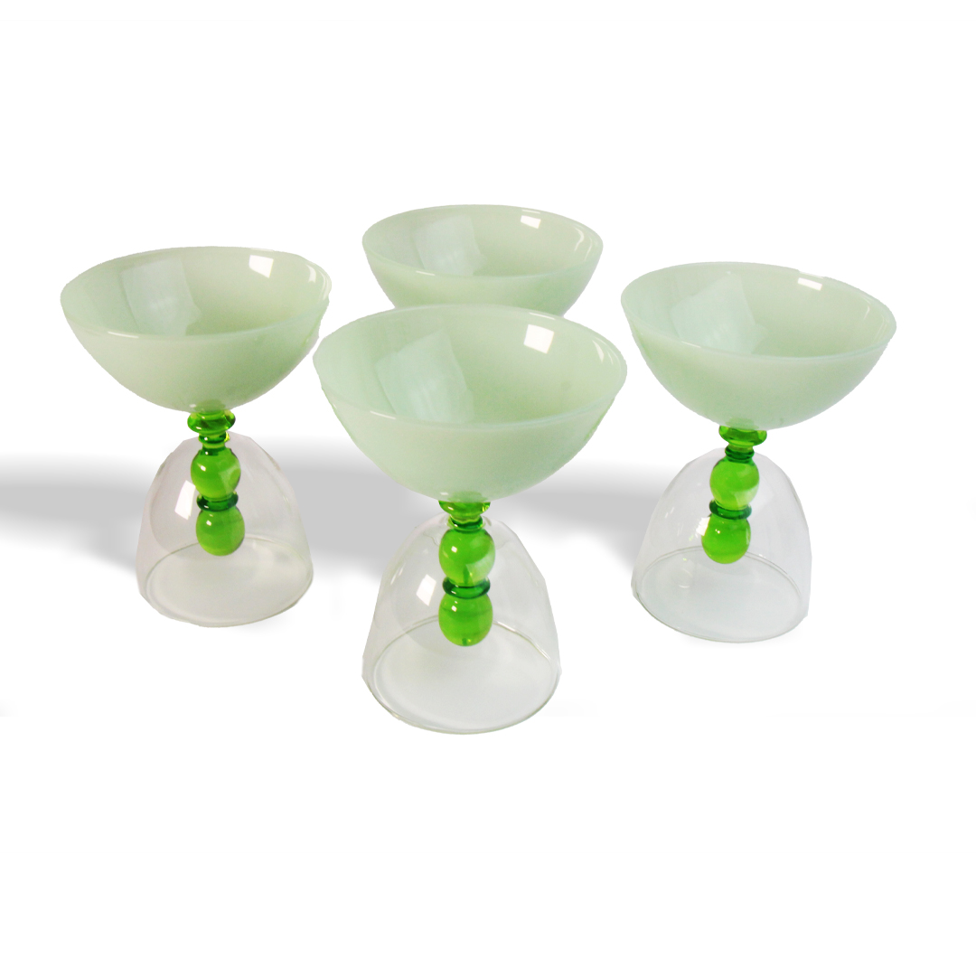 Mashrabiyeh,High,Glass,Bowl,Jade,Green,servingbowls,