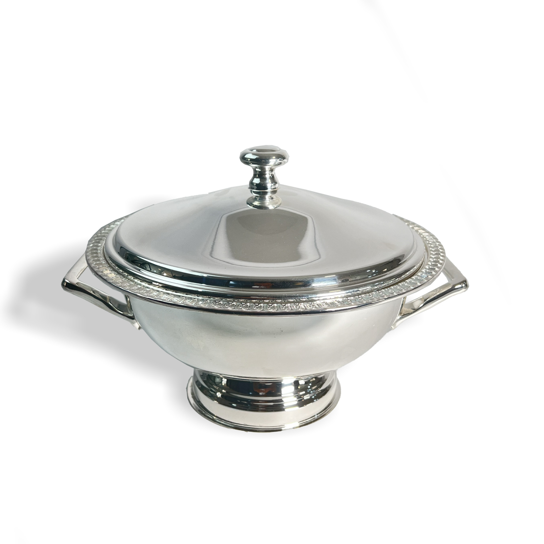 319 Elegant Janbiyah Silver Plated Soup Toureen – 2.5L