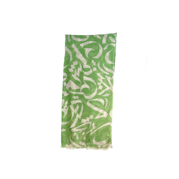 Elegant Scarf - Silk and Modal Scarf Khair Green