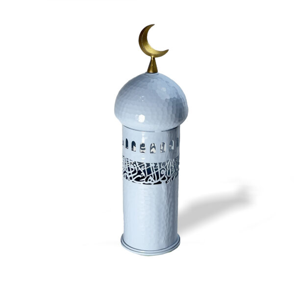 Silver Plated Light Blue Waheb Minaret