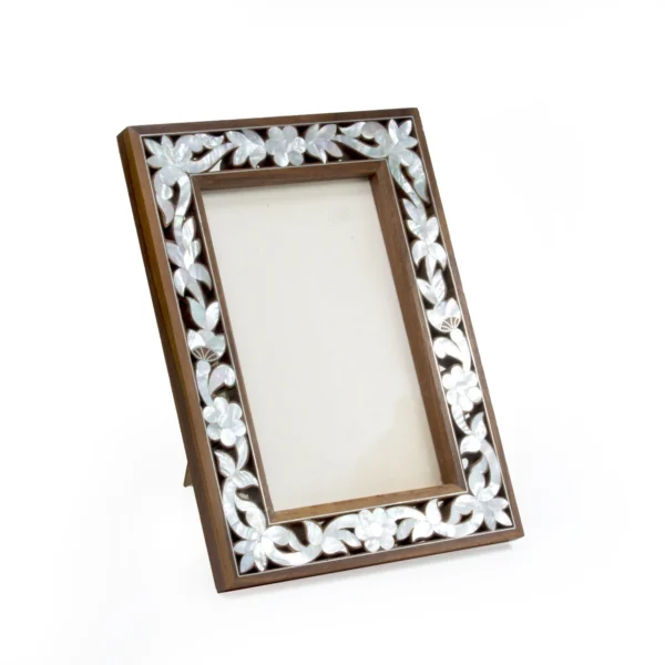 Flower Frame Fully Engraved in Mother of Pearl - Image 1