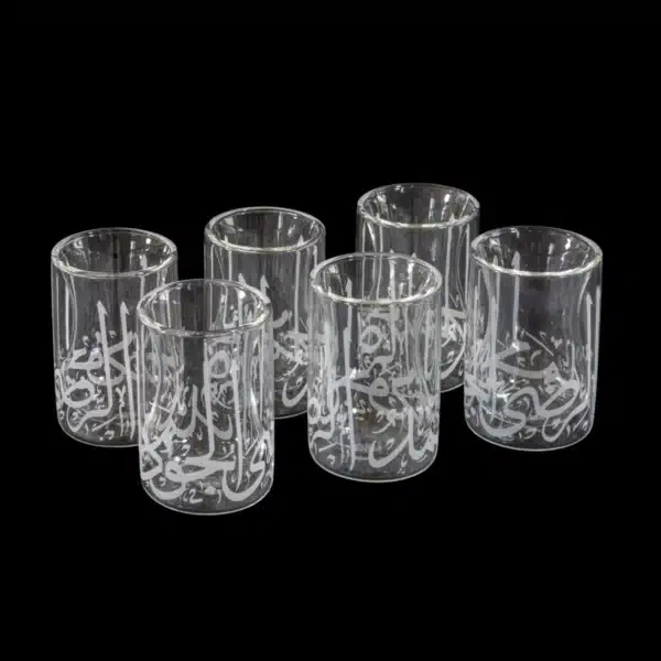 Double Wall Teacups 150cc Hamd White Collection (Set of 6)