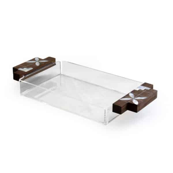 Tray Jawhar Collection Plexi and Wood Medium (PC)