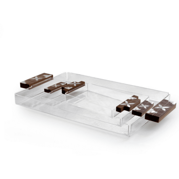 Tray Jawhar Collection Plexi and Wood |3 Size