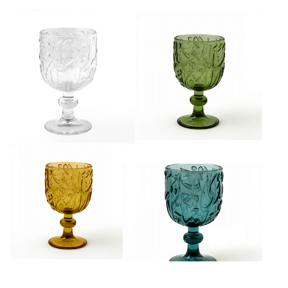 Jameel Imperial Stem Cups | 4 Colored Collection(Set of 6)